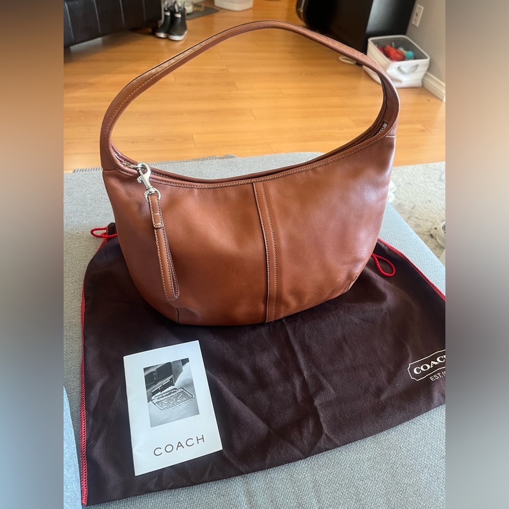 Vintage Coach Tan Ergo Hobo bag style 9226
